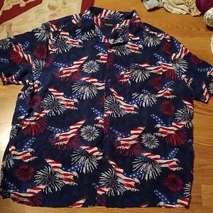 3X patriotic  eagle red white blue fireworks